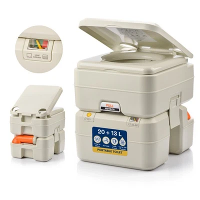 METEOR WC da campeggio WC 20L toilette da viaggio toilette chimica portatile campeggio viaggio mobile