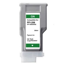 PFI-206 Green Ink Tank Cartridge for Canon IPF 6400s 6400 6450 PFI206GN