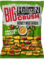 Huligan Pretzels Crush Honey Mustard / Jalapeno (9 x 125g) - BBD August 26