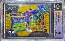 2023-24 SELECT LA LIGA GOLD MOJO #229 LAMINE YAMAL SSP  1 /10 *RARE* BGS 9 🔥