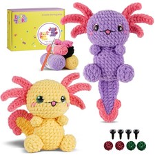 Crochet Kit for Beginners, Crochet Animal Kits,Crocheting Kit for Starters wi...