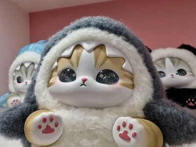 Mofusand Kiramekko 6 Figure Complete Set 1 Box Fluffy Kittens