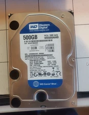 Western Digital  500GB WD5000AAKB-00H8A0 4" X 5 3/4” Hard Disk Drive HDD IDE