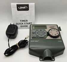 Orbit 4 Station Indoor Easy Dial Sprinkler Timer MODEL 57874 - Parts Only -VIDEO