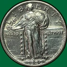 1920 Standing Liberty Quarter Almost Uncirculated AU Coin #41110