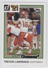 2021 Panini Chronicles Draft Picks Donruss Retro Green Trevor Lawrence #32 0x2s