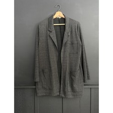Madewell Oversized Knit Blazer in Glen Plaid Size Medium