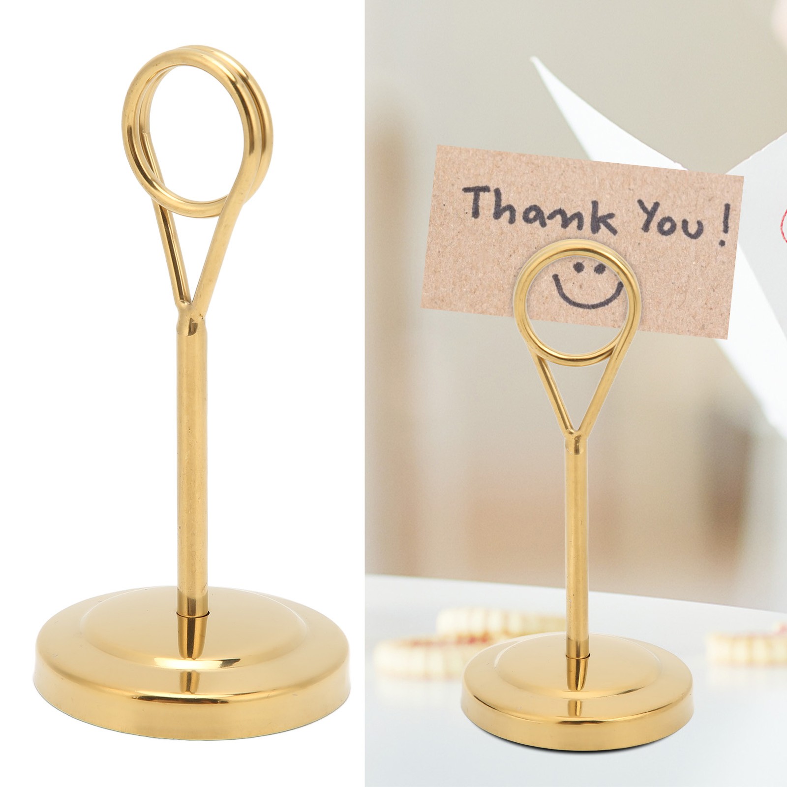 Table Cardholder Multipurpose Stable Sturdy Safe Firm Durable Nonslip Name Card