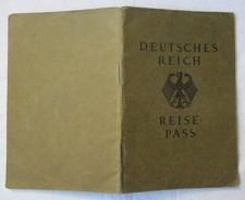 Reisepass Deutsches Reich Sachsen Oberfrohna 1923 (100682)