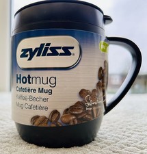 DKB Zyliss Smart Cafe Hot Mug Cup Coffee Cafetiere Graphite Grey