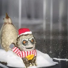 Christmas Critters Holiday Horror Monster Prop Doll Creepy Brown Movie Stuffed