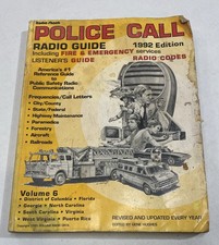 Radio Shack Police Call Radio Guide 1986 Edition Volume 1