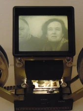 16mm Movie Film Editor Viewer Control Projector Screen Previewer Cine vintage