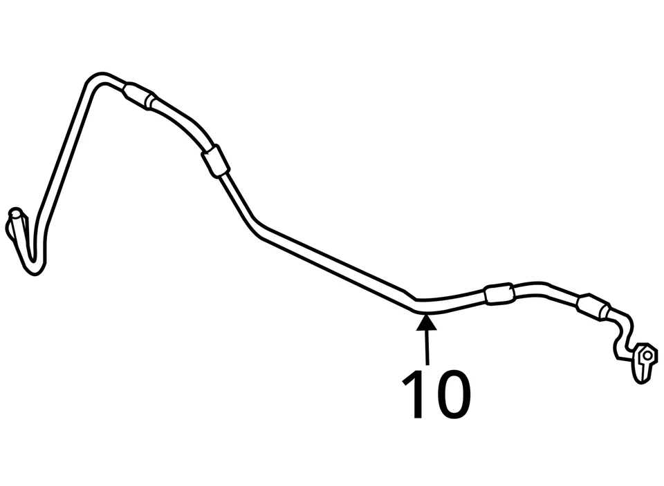 Manguera de aire acondicionado Porsche 997 911 2005-2012 OEM Foto 4 de 4