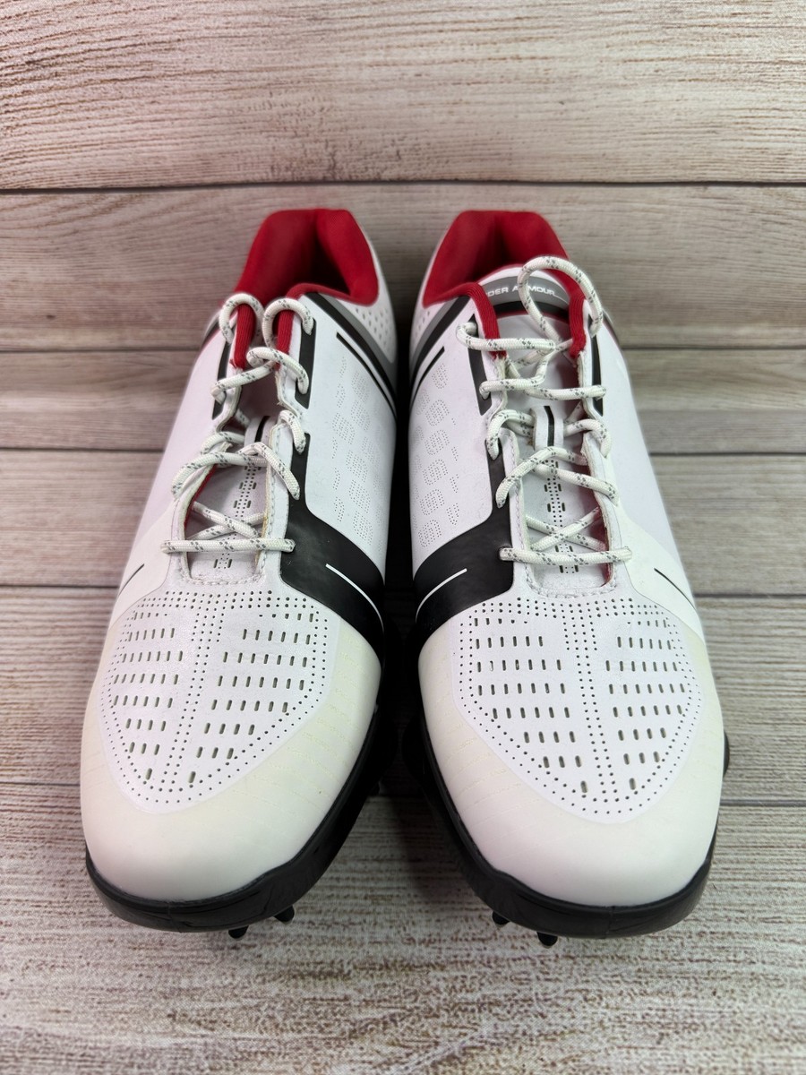 Under Armour Spieth One Golf  Shoes 1288574-108 UNDER ARMOUR UA SPIETH TWO GOLF RED/BLACK/WHITE 1288574-108  main image 3