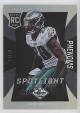 2013 Panini Limited Phenoms Spotlight Silver 14/49 Earl Wolff #184 0kz8
