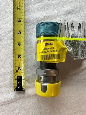 Dormont 18D843 A100 Gas Disconnect Coupling, Push On, 1 , Missing 1052 Fitting