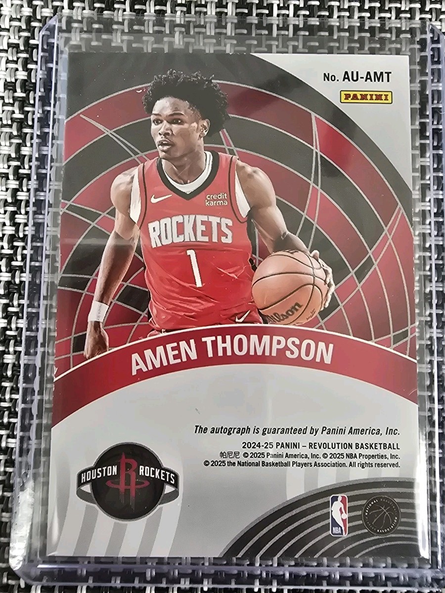 NBAカード　アメントンプソン Amen Thompson- Sign Sealed Delivered #SD-AMN- 2024-25 Panini
