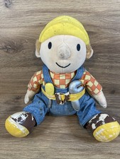 Vintage Bob The Builder Plush Toy Singing Bob  Born To Play 2000 Working