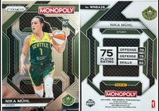 2024 Panini Prizm Monopoly WNBA - Prizm Skills Nika Muhl #WNBA26 (RC)