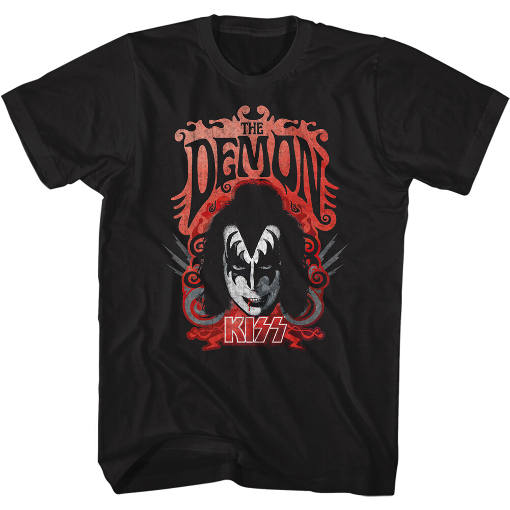 ミュージシャン KISS Official T-SHIRT Gene Simmons LSize vintage 80s KISS ANIMALIZE WORLD TOUR CONCERT 1984 GENE