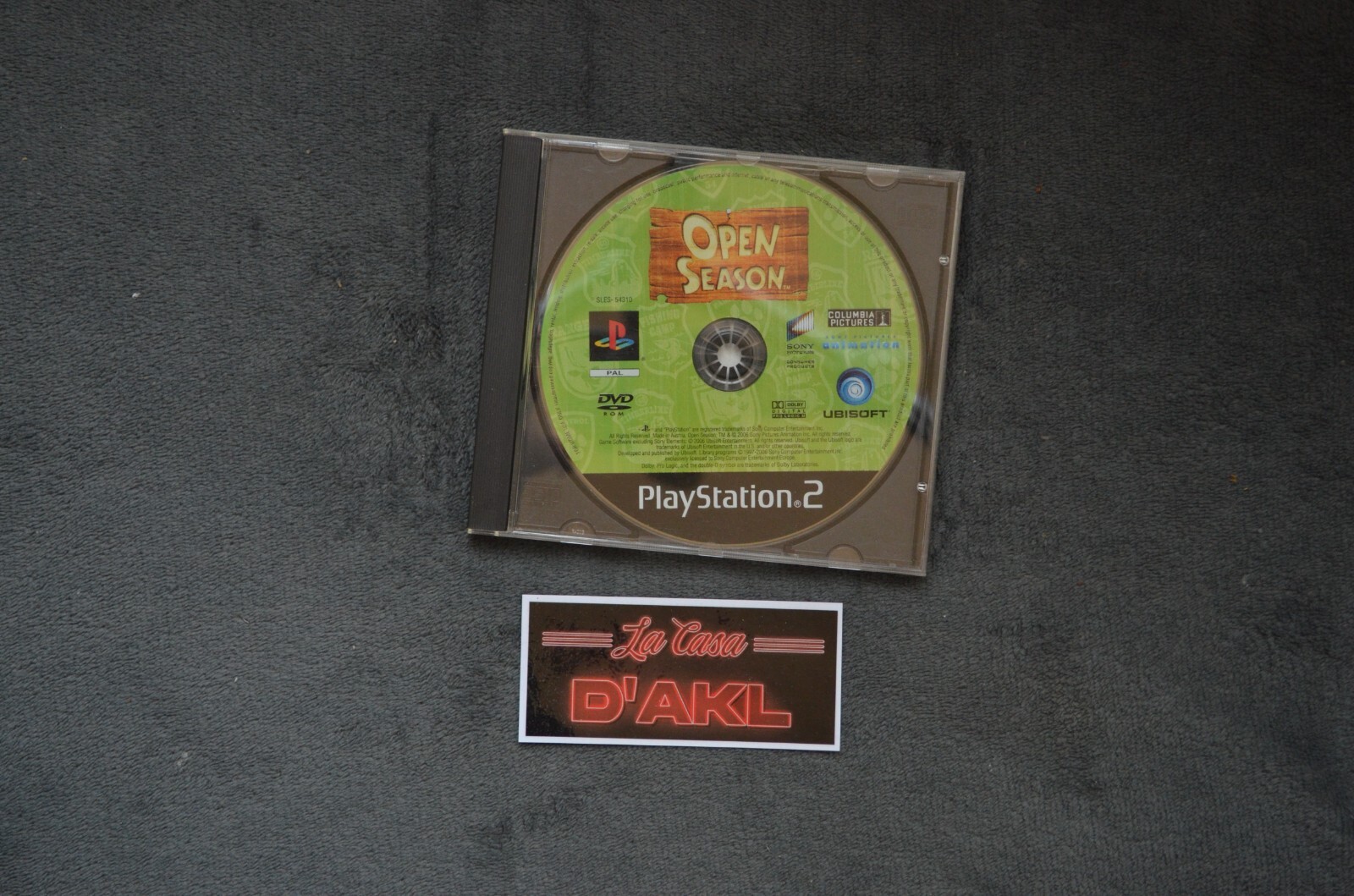 Les Rebelles de la Forêt CD SEUL sur Playstation 2 - PS2 FR TBE