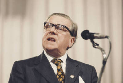 General Secretary of the TUC Vic Feather 1970s OLD PHOTO