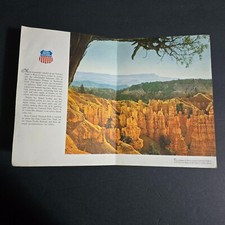 1957 UNION PACIFIC Railroad Menu Bryce Canyon Lodge Fountain Service