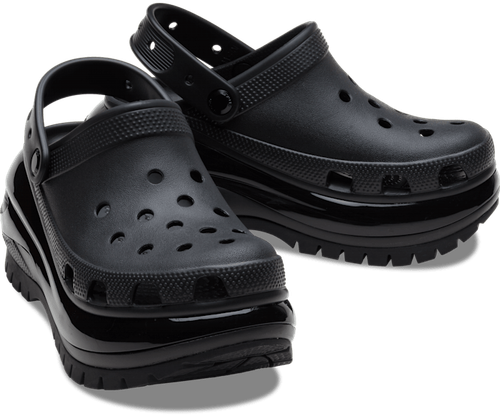 Crocs Sandals CLASSIC MEGA CRUSH CLOG Black Size M4W6-M9W11 | eBay