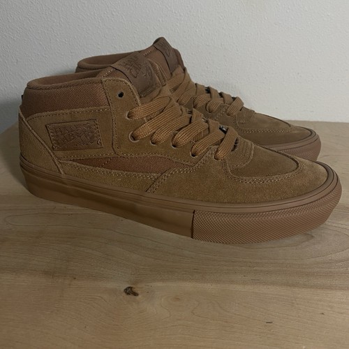 Vans Half Cab weizenbraun Wildleder Skateboardschuh - Größe 8