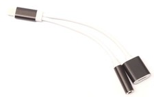2-1 Converter 3.5mm Audio Headphones Adapter for Cellphone 7