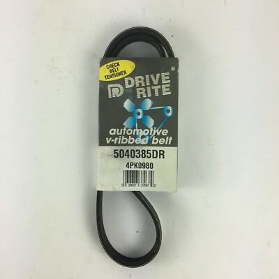 Genuine Drive Rite Automotive V-Ribbed Belt 5040385DR-4PK0980 A5