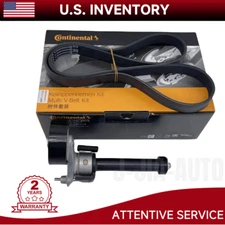 Serpentine Alternator V-Belt Tensioner Kit For VW CC Tiguan GTI Audi 06J260849D