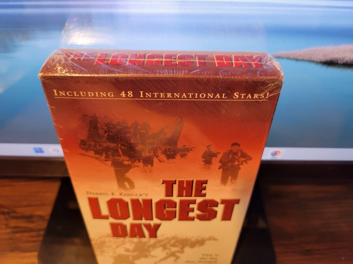 The Longest Day (VHS, 1998, Premiere Series) NEW, Sealed