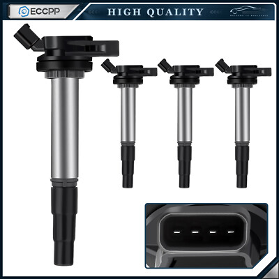 ECCPP 4 Ignition Coils For 08-2014 Scion xD 2009-2019 Toyota For Corolla L4 1.8L