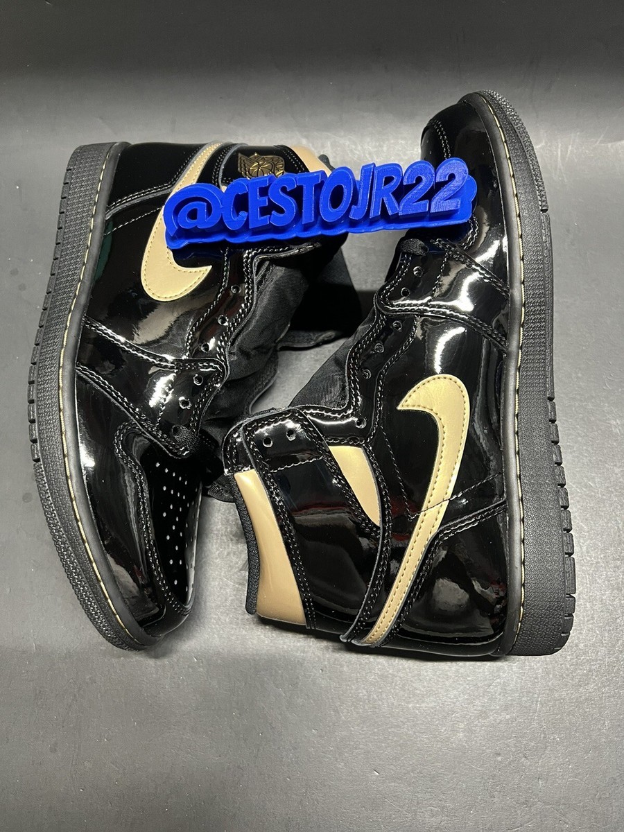 NIKE AIR JORDAN 1 RETRO HIGH OG [555088 032] BLACK METALLIC GOLD