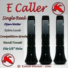 Duck call Inserts Kwack Wacker E Caller Open Water Loud Single Reed 3 Pack