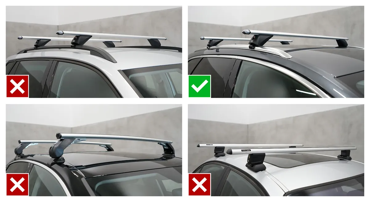 Barres de toit pour BMW X1 U11 SUV 2023- verrouillable 135 cm 90kg