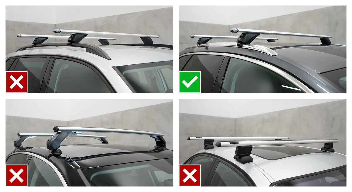 Barres de toit pour Kia Sportage IV SUV 2016-2022 verrouillable 120 cm 90kg