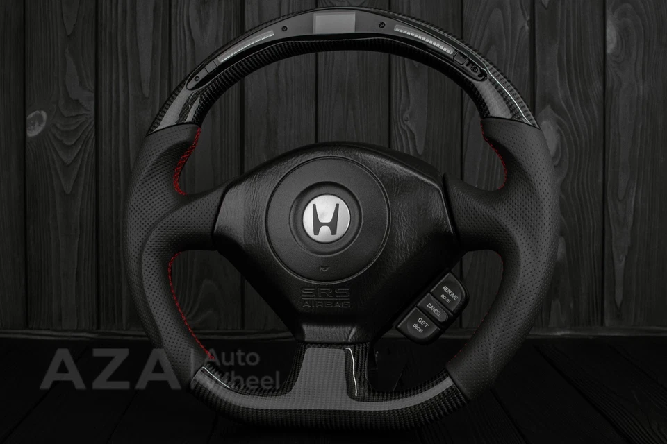 Volante Honda S2000 s2k Custom Fibra Carbono LED AP1/2 2001-2009 Foto 2 de 4