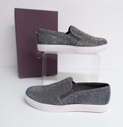 carvela black glitter trainers