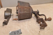 Rare huge antique kitchen grinder grater Houchin patent 1872 collectible tool V7