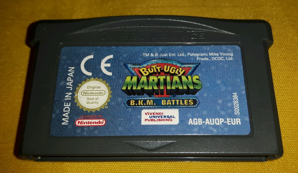 BUTT UGLY MARTIANS B.K.M. BATTLES - Game Boy Advance Gioco Game Gameboy