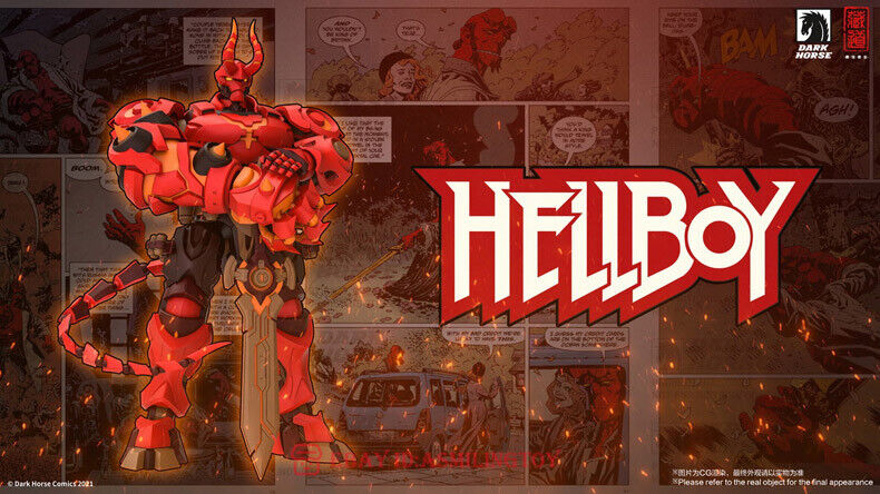 Dark Horse Comic CD-FA-02 Hellboy Action Figure 30cm Alloy Dark Horse Comic CD-FA-02 Hellboy Action Figure 30cm Alloy