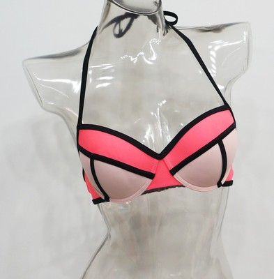 push up neon bikini top