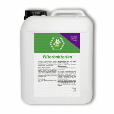 Lebende Filter Starter Bakterien flüssig gegen Nitrit für Koi Fisch