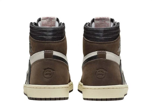 Travis Scott x Air Jordan 1 Retro High OG 'Mocha' CD4487‐100 nuovo con scatola - Foto 5 di 7
