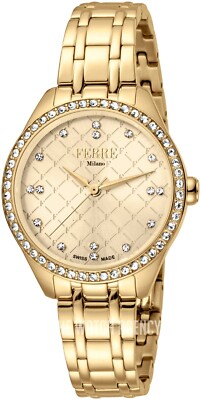 Ferre Milano Gold Watch Ferre Milano Gold Dial Ladies Yellow Gold Bracelet Watch main image 2