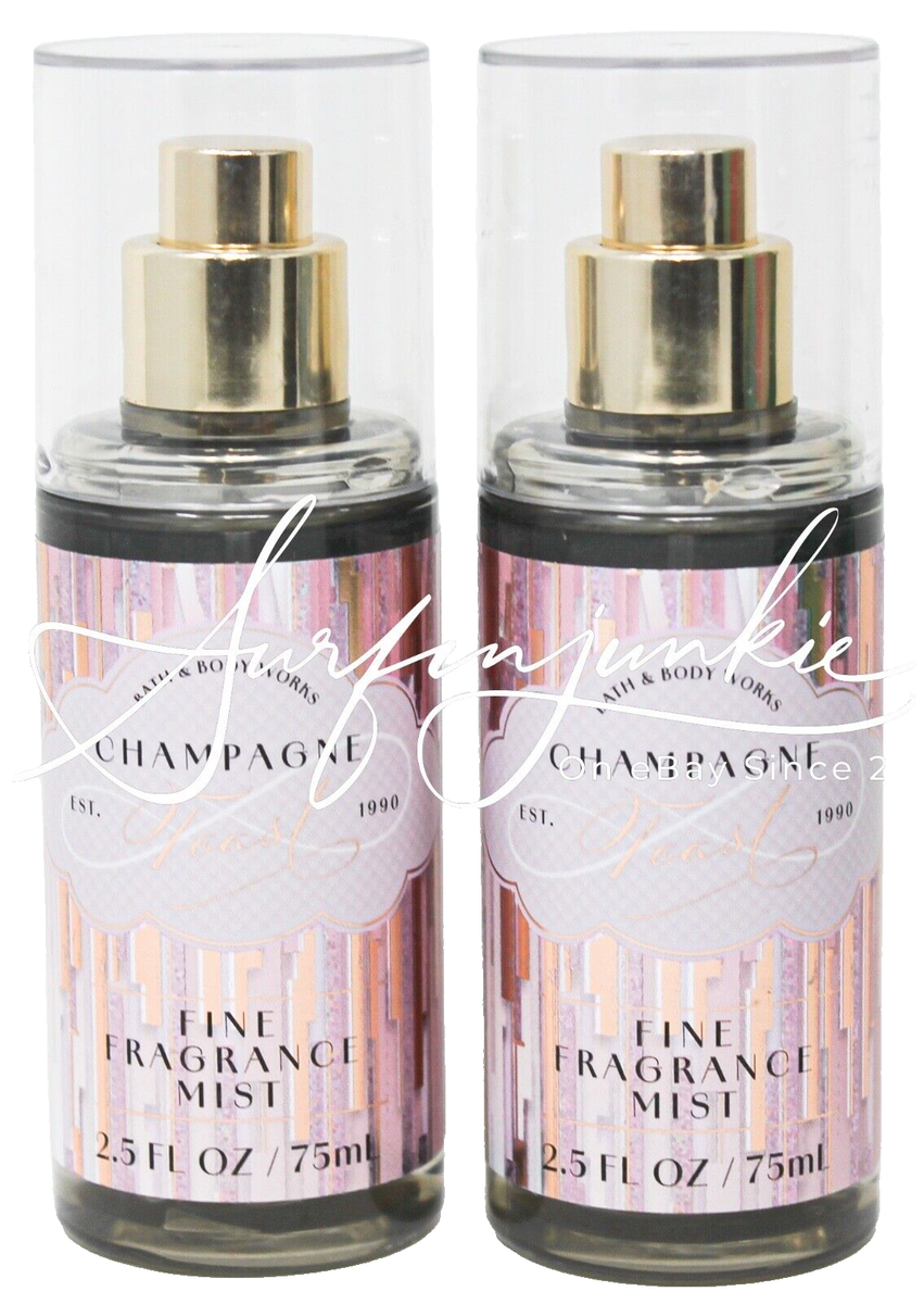 Bath & Body Works Champagne Toast Fine Fragrance Mist Spray 2pc