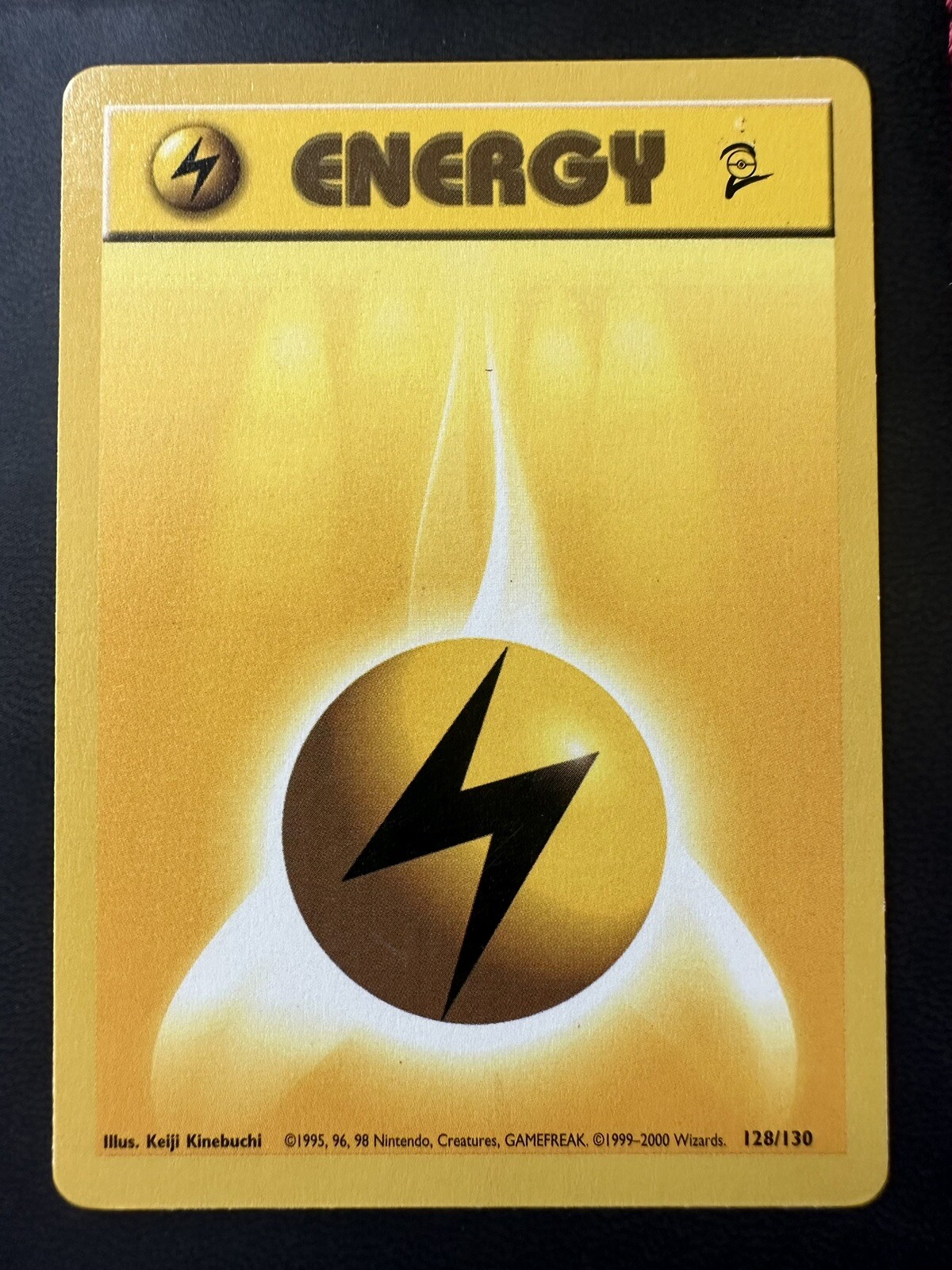 Pokémon TCG Lightning Energy Base Set 2 128/130 Regular Unlimited Common